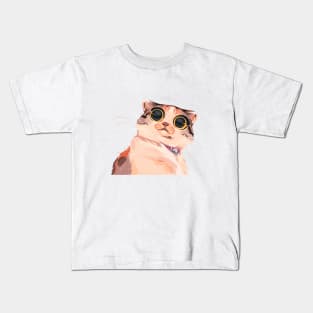 Stunned Cat Kids T-Shirt